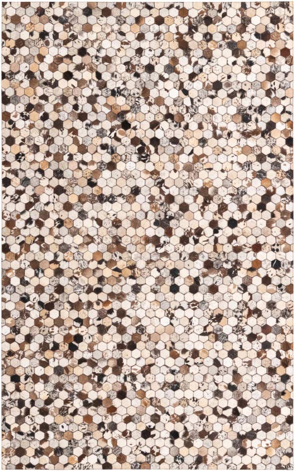 Detail image of 5' 1 x 8' 2 Cowhide Rug