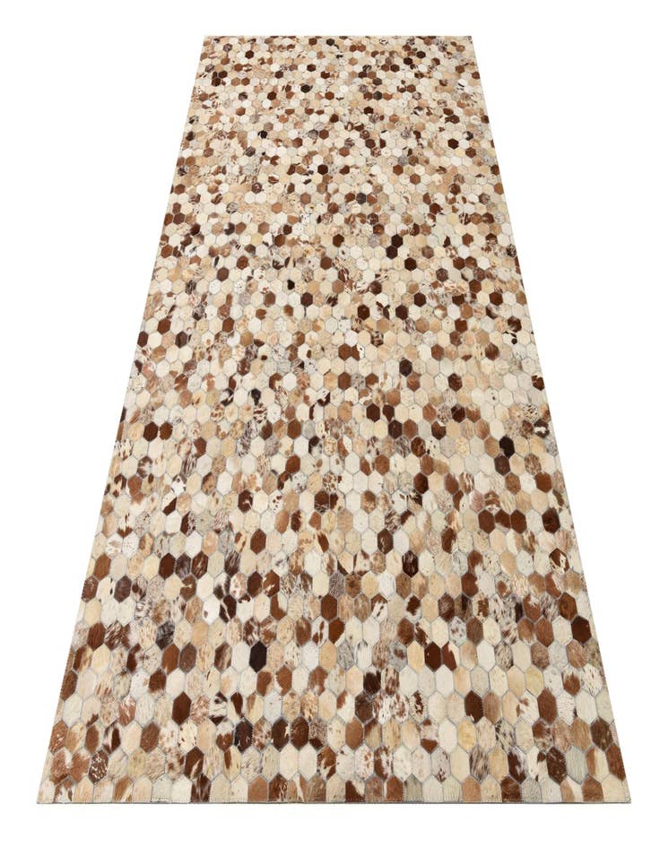 Detail image of 5' x 7' 10 Cowhide Rug