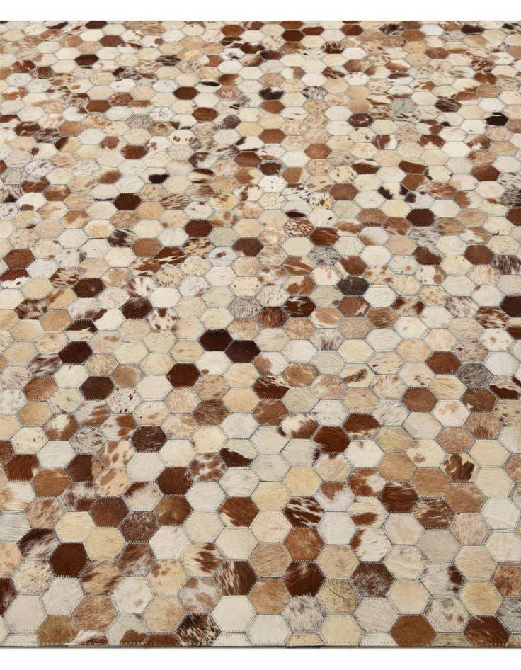 Detail image of 5' x 7' 10 Cowhide Rug