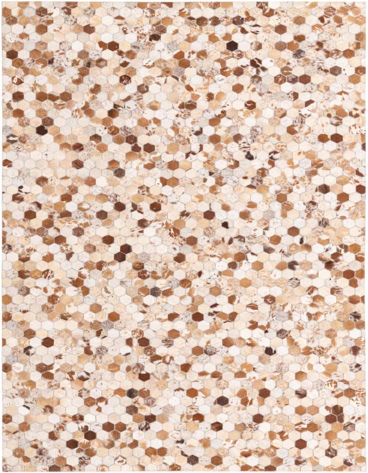 Detail image of 5' x 7' 10 Cowhide Rug