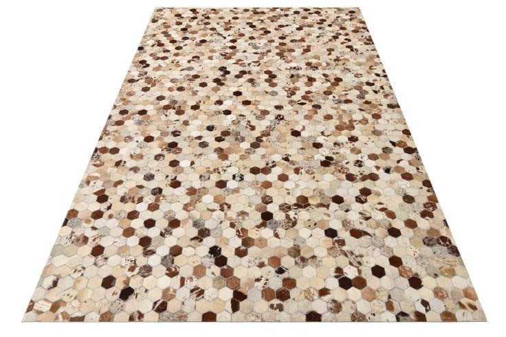 Detail image of 5' 1 x 8' Cowhide Rug