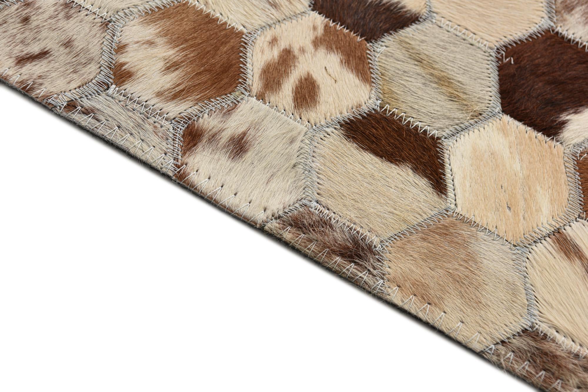 5' 1 x 8' Cowhide Rug