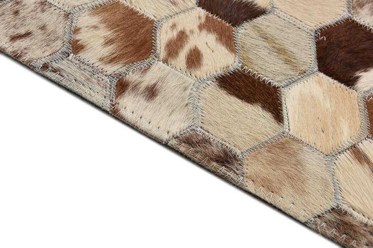 Detail image of 5' 1 x 8' Cowhide Rug