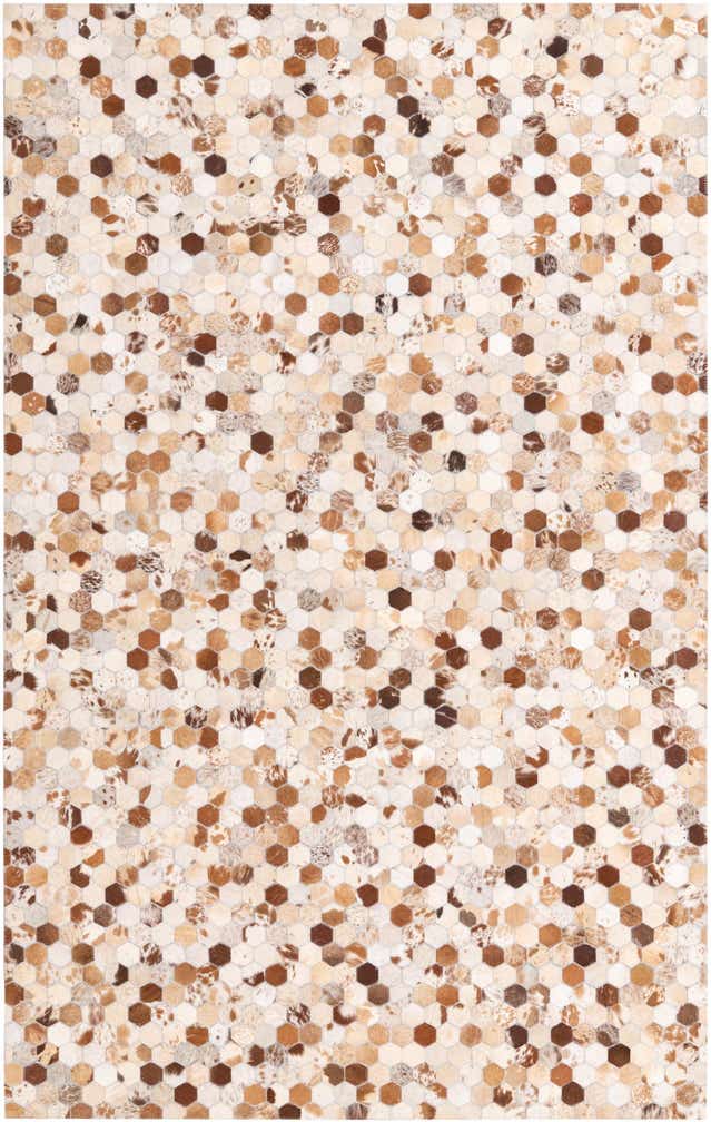 5' 1 x 8' Cowhide Rug