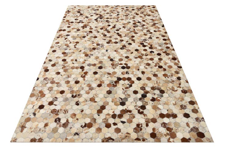 Detail image of 5' 1 x 8' Cowhide Rug