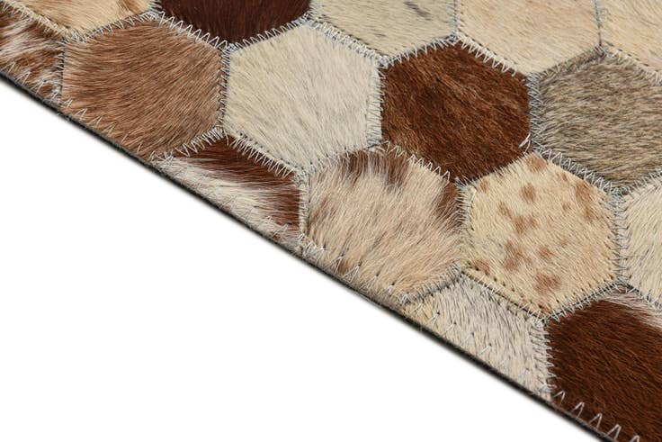 Detail image of 5' 1 x 8' Cowhide Rug