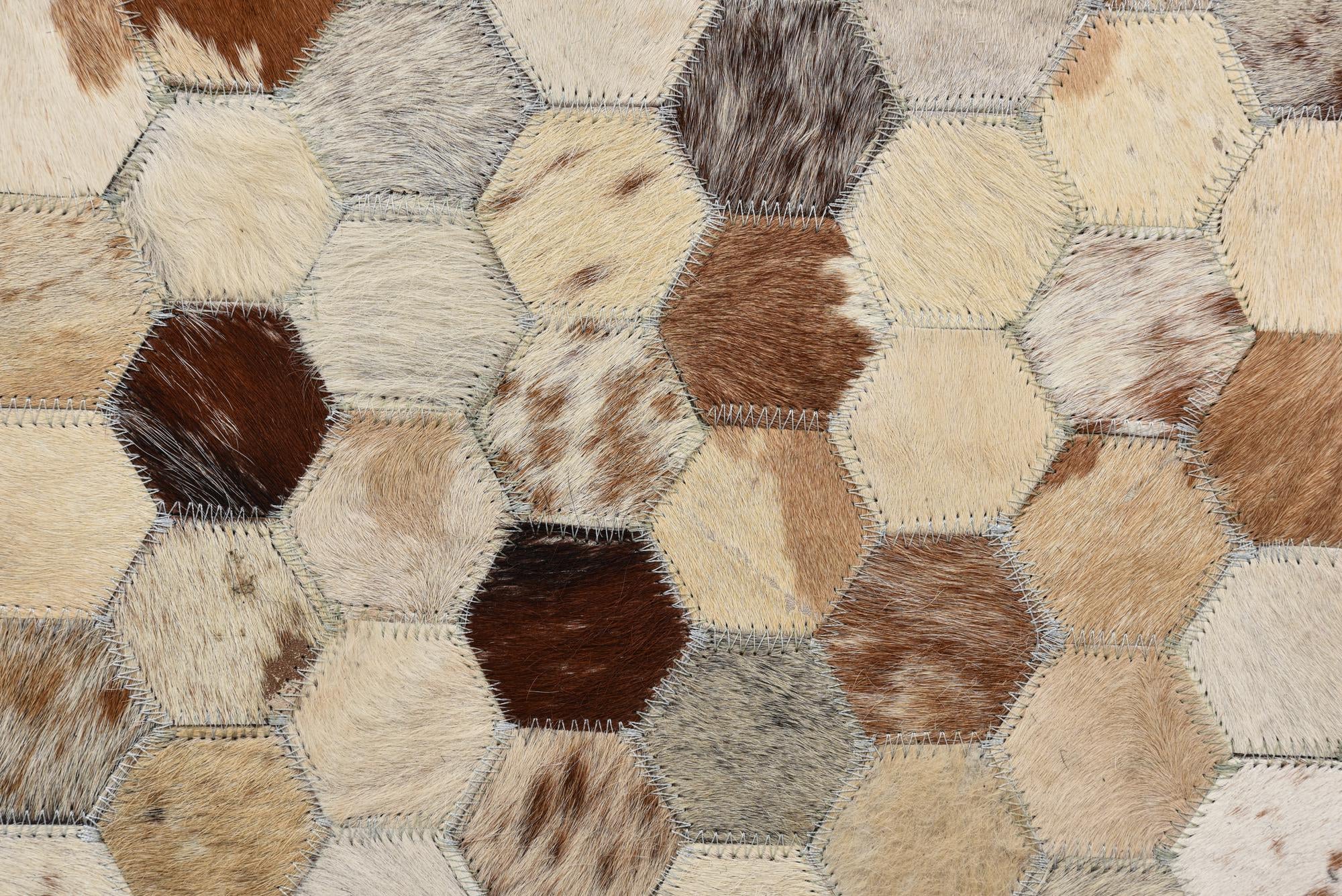 5' 1 x 8' Cowhide Rug