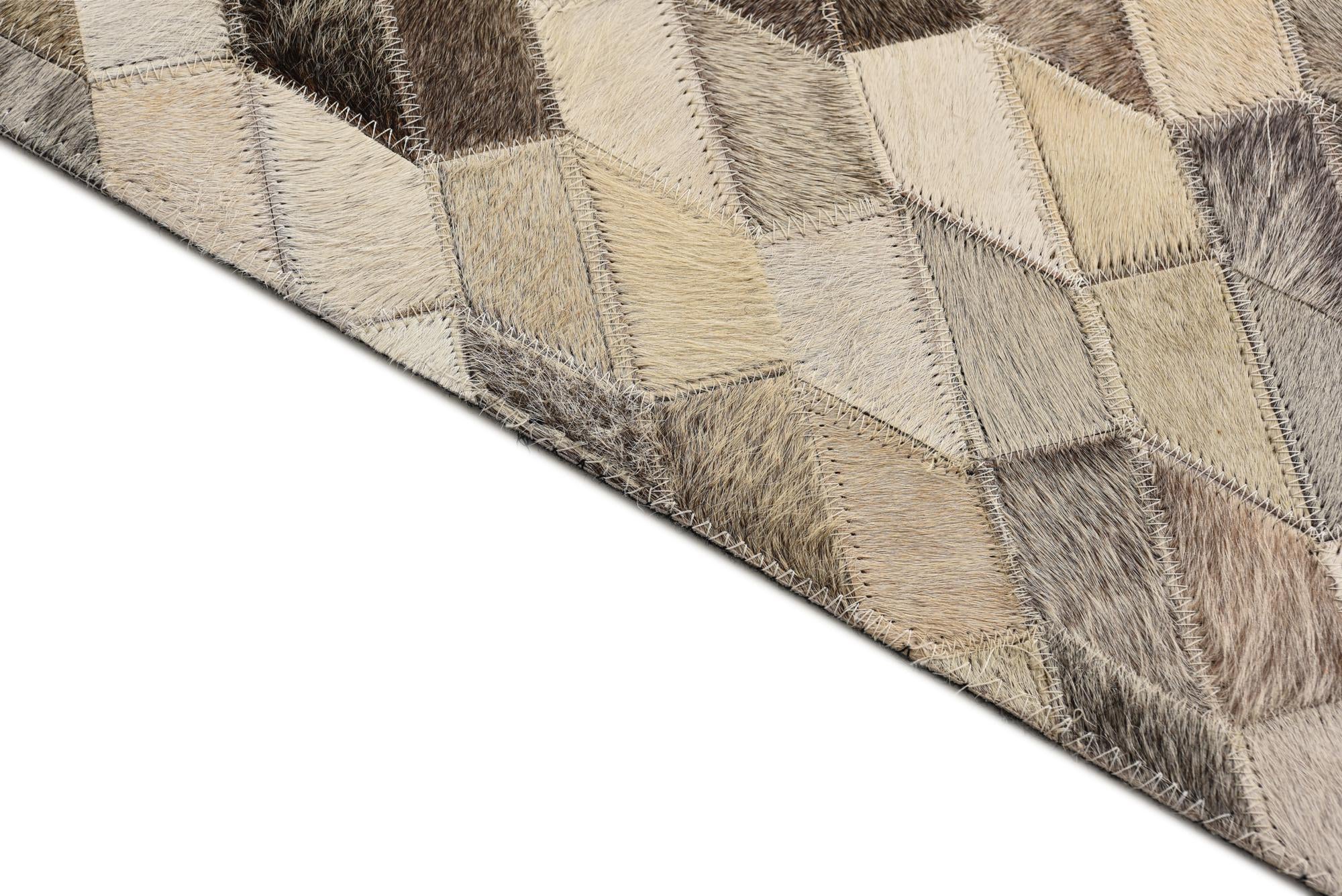 5' 2 x 7' 5 Cowhide Rug