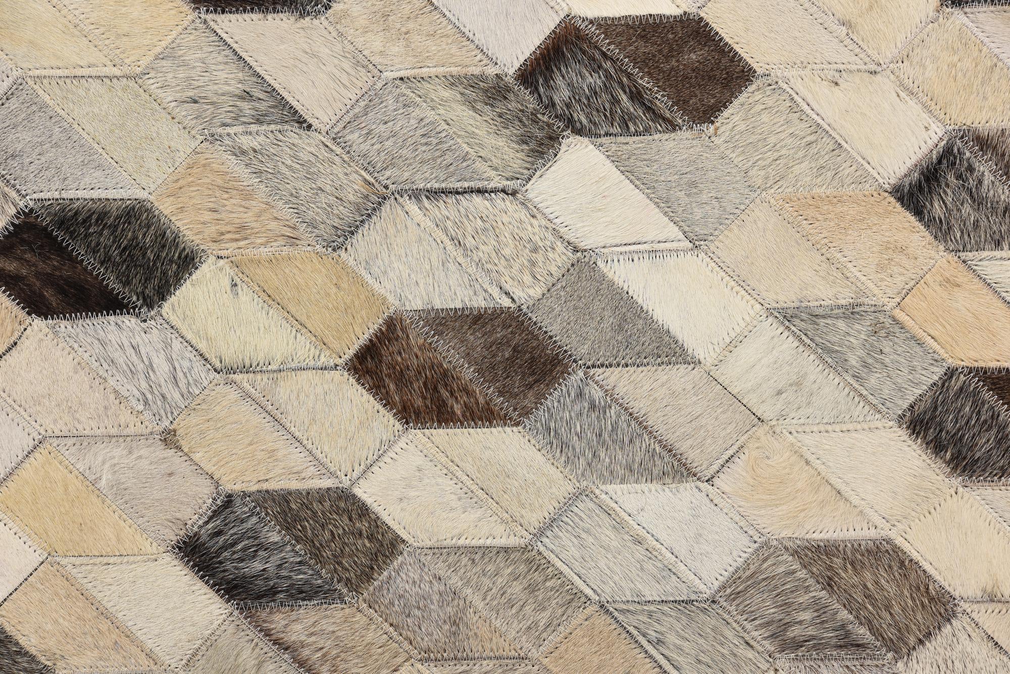 5' 2 x 7' 5 Cowhide Rug