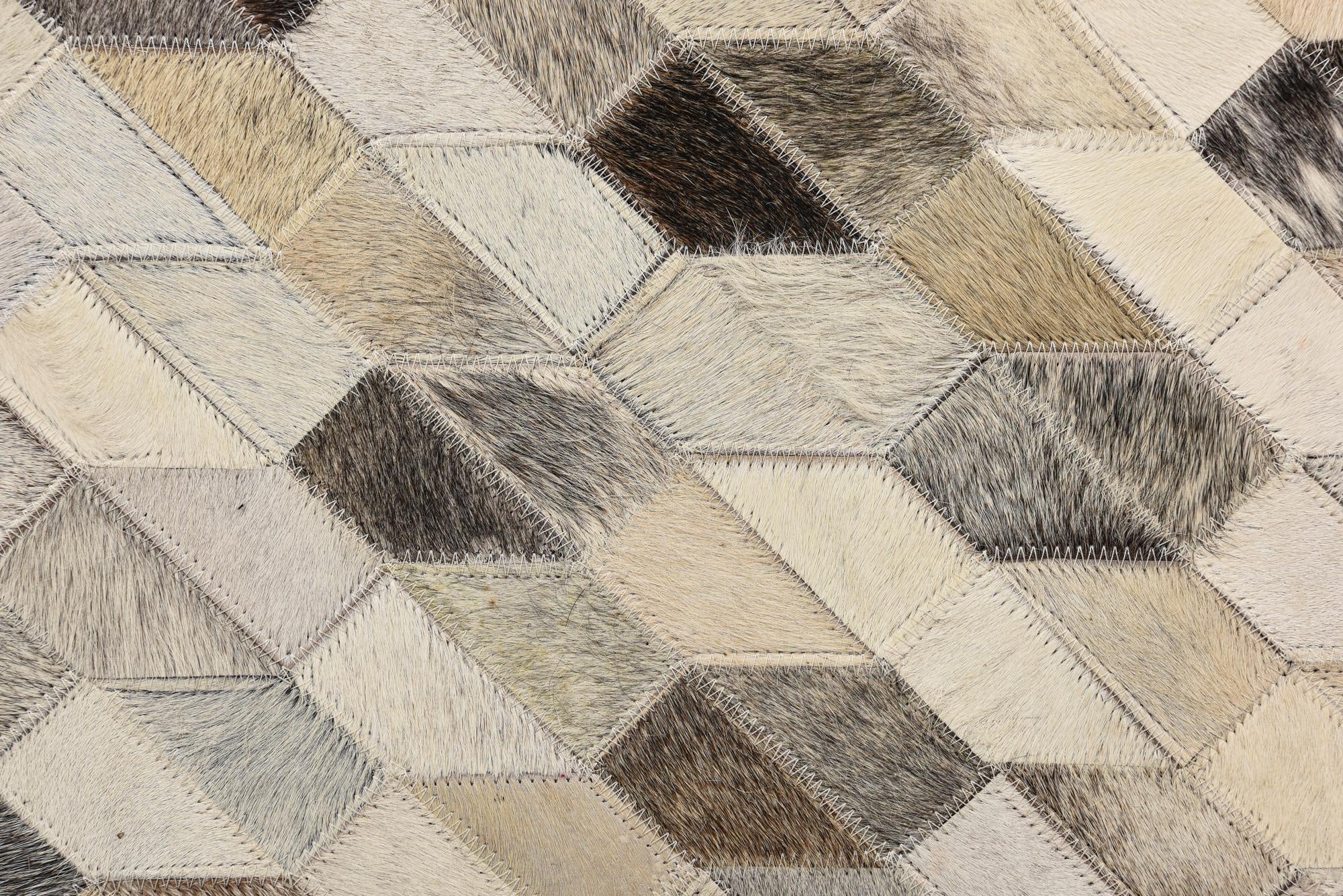 5' 2 x 7' 5 Cowhide Rug