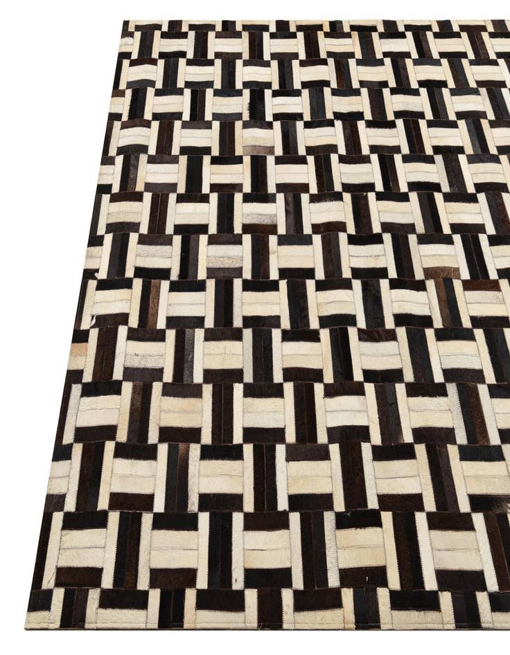 Detail image of 5' 4 x 8' 2 Cowhide Rug