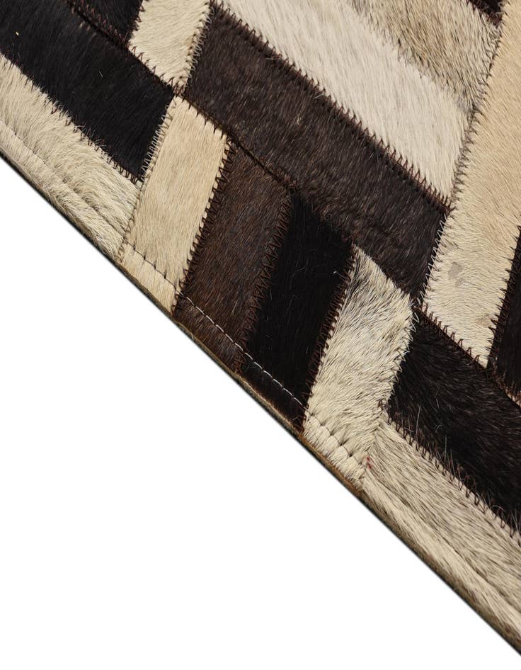 Detail image of 5' 4 x 8' 2 Cowhide Rug