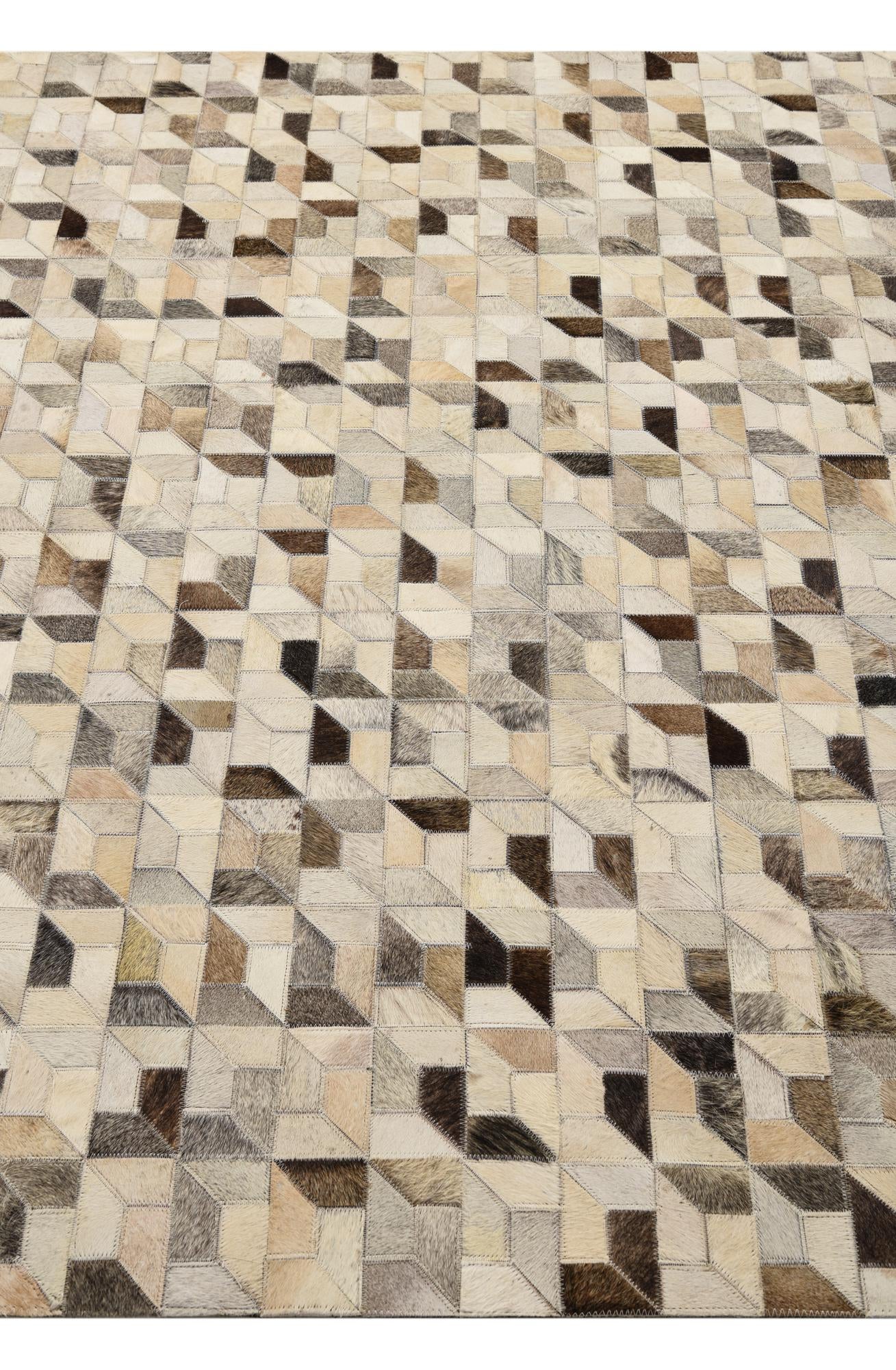 5' 4 x 7' 5 Cowhide Rug
