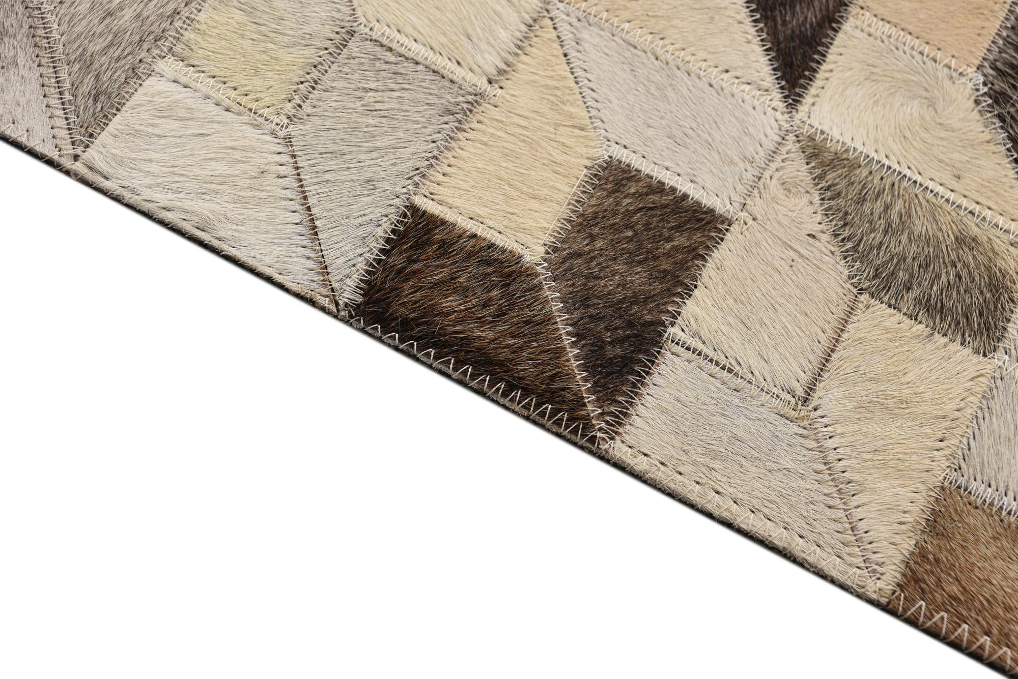 5' 4 x 7' 5 Cowhide Rug