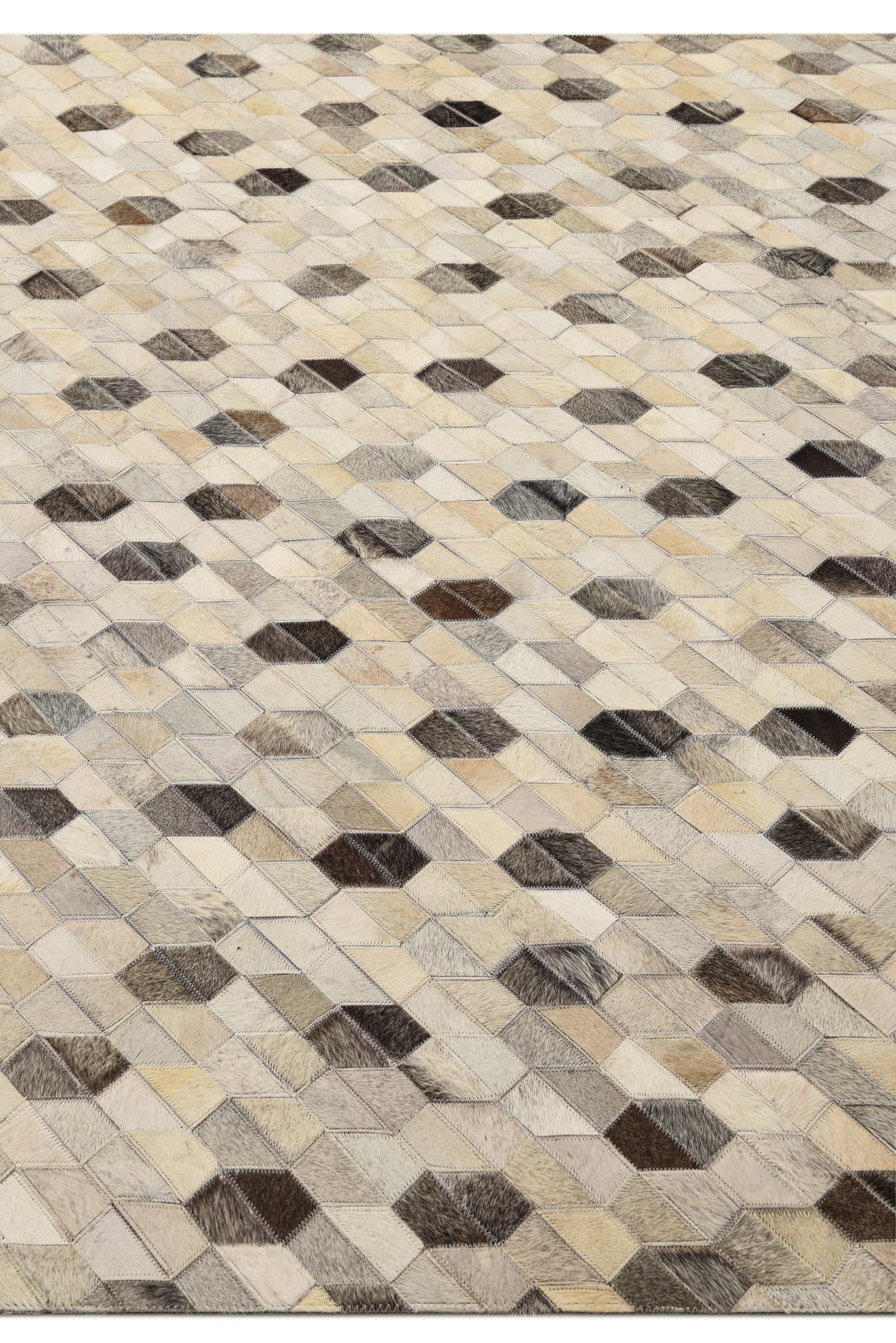 5' 3 x 7' 6 Cowhide Rug