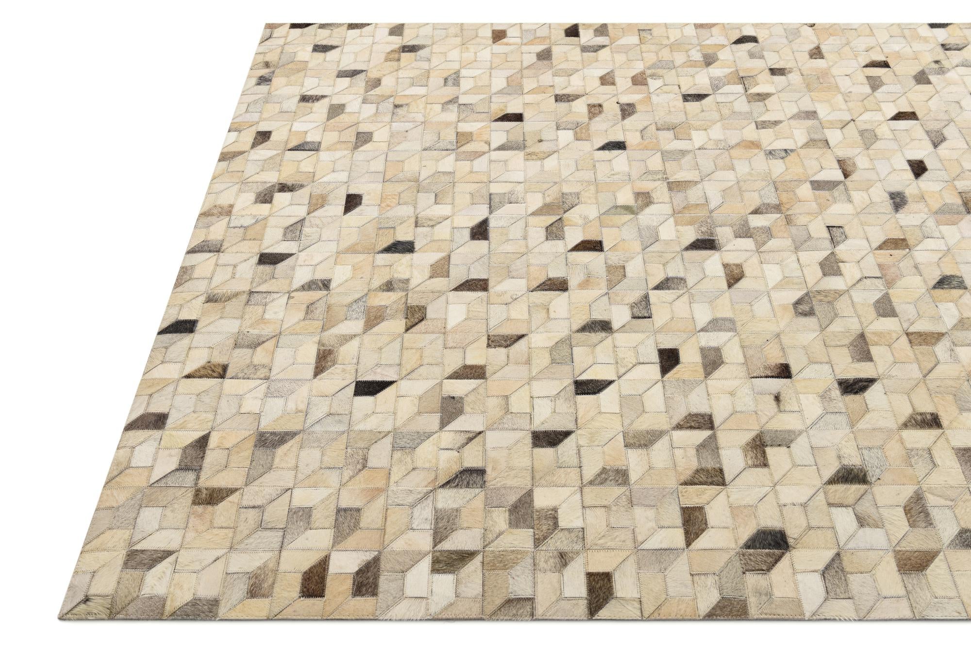 5' 3 x 7' 4 Cowhide Rug