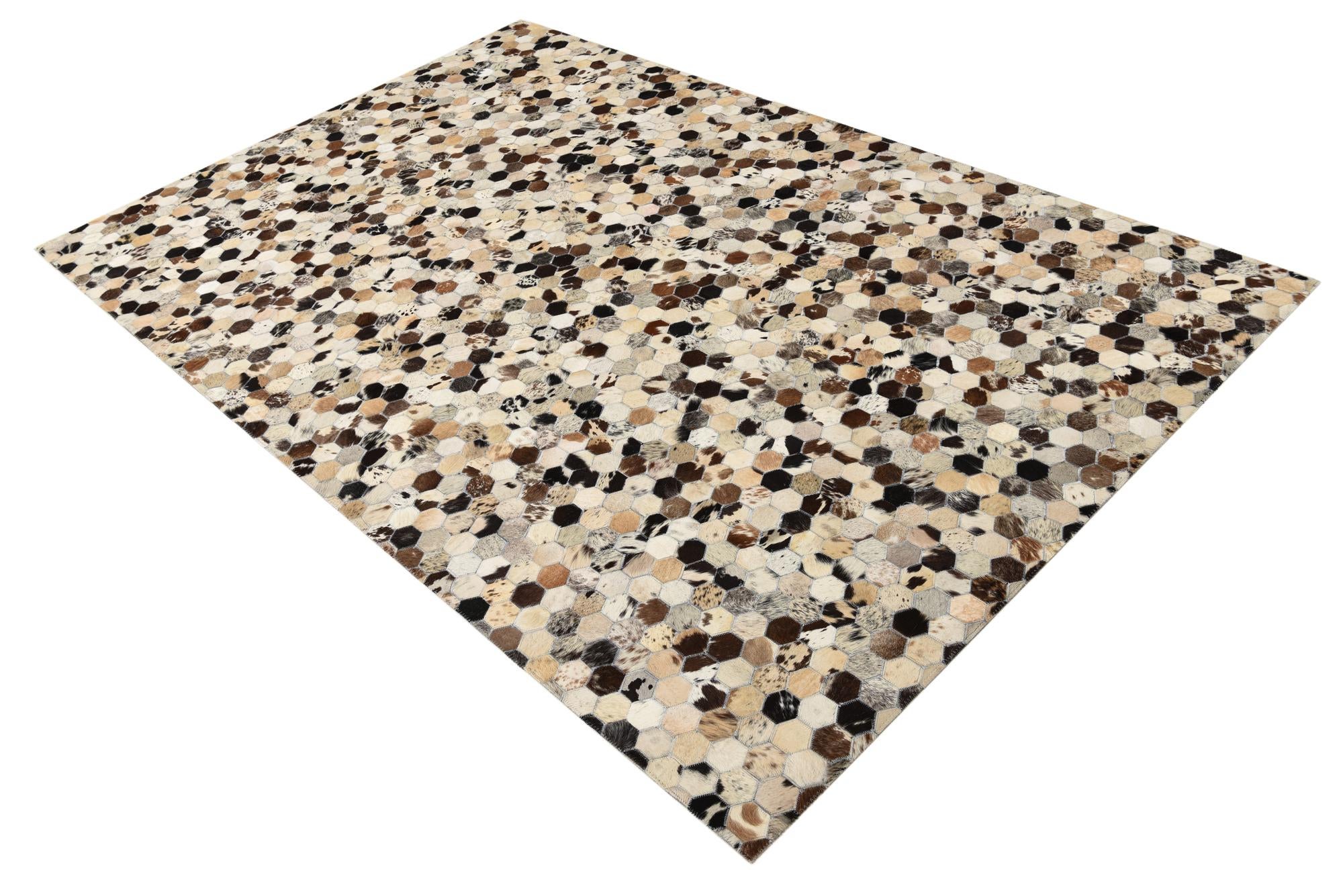 5' 1 x 8' Cowhide Rug
