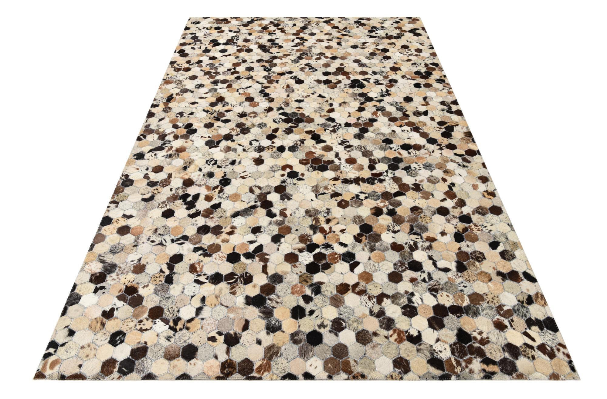 5' 1 x 8' Cowhide Rug