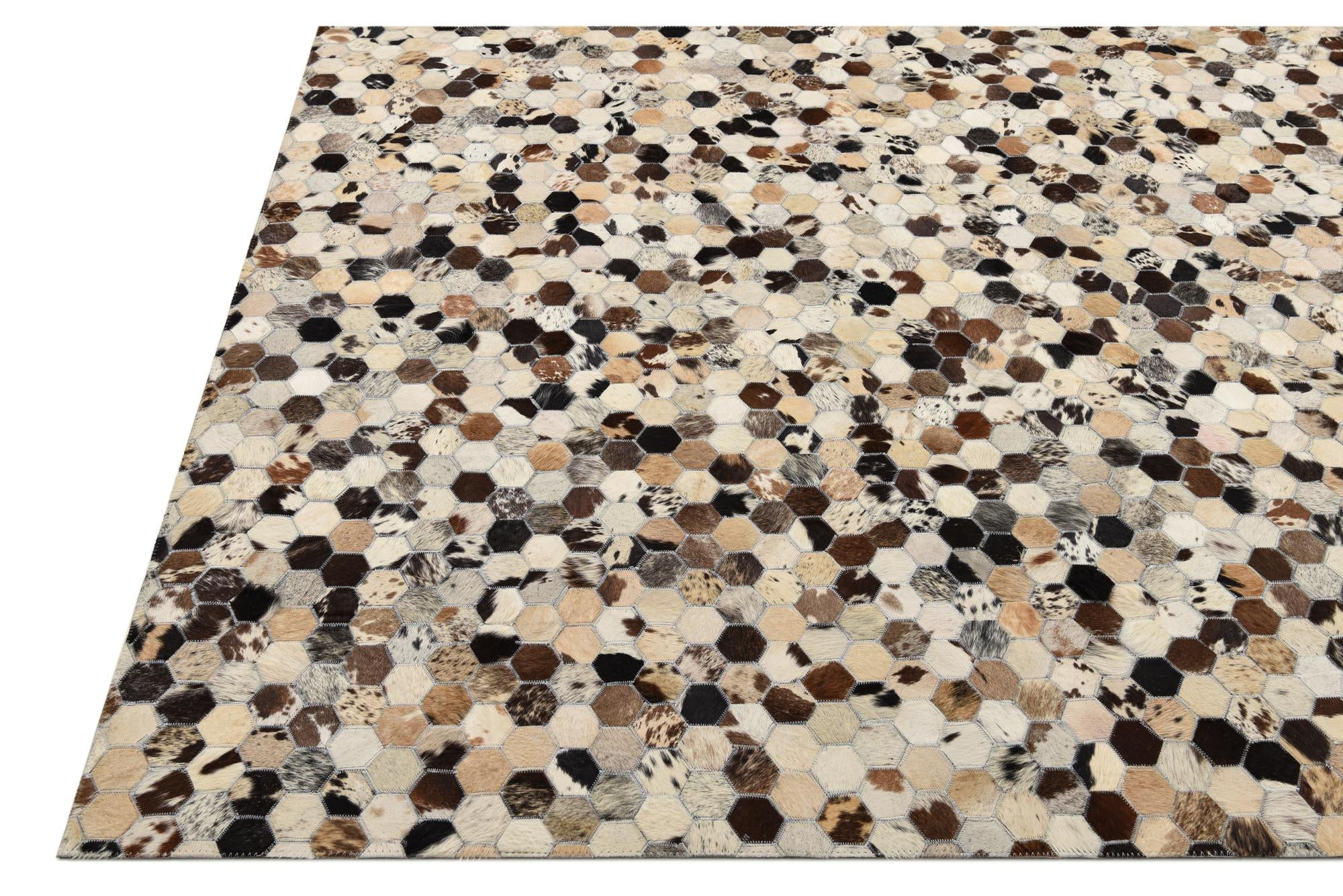 5' 1 x 8' Cowhide Rug