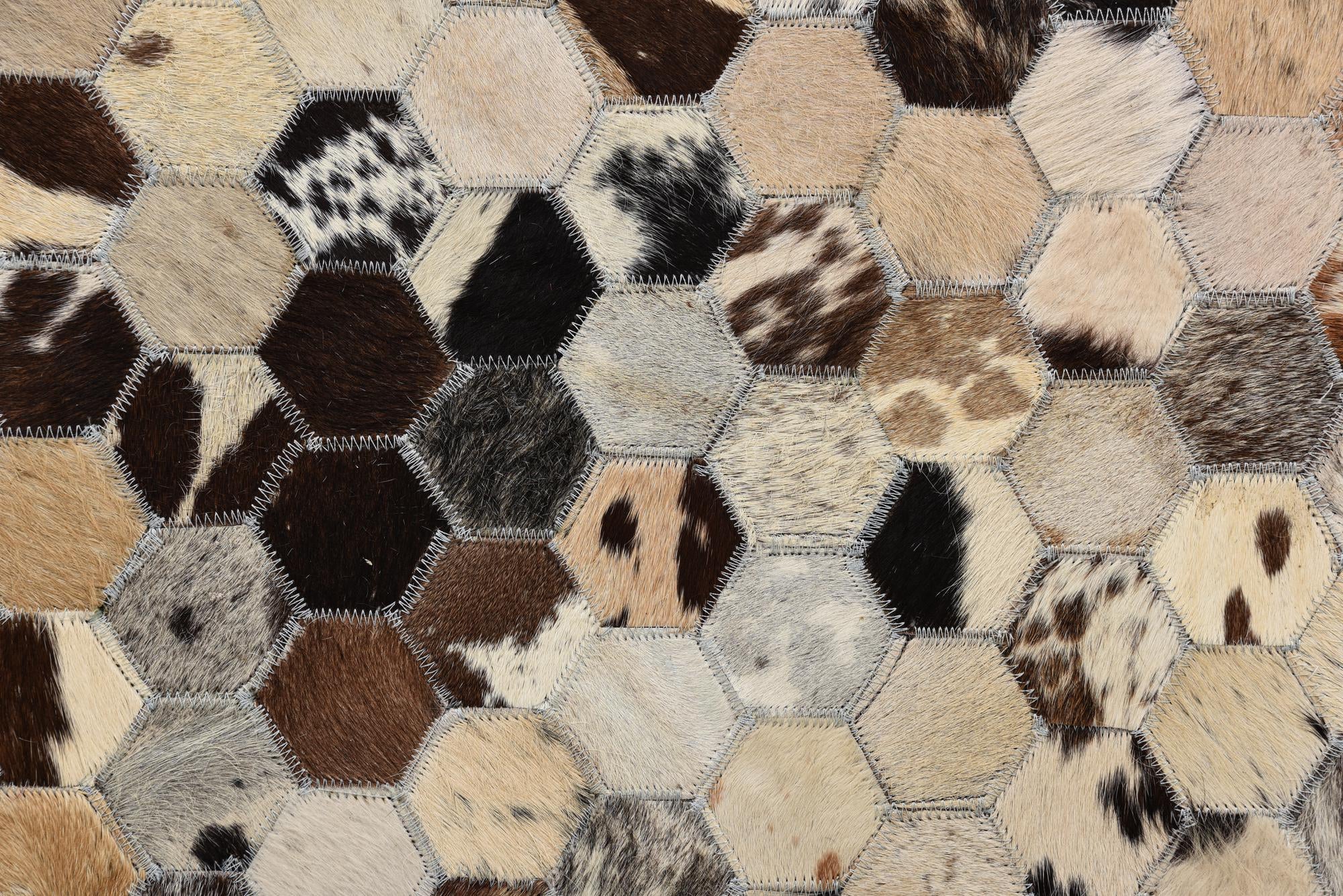 5' 1 x 8' Cowhide Rug