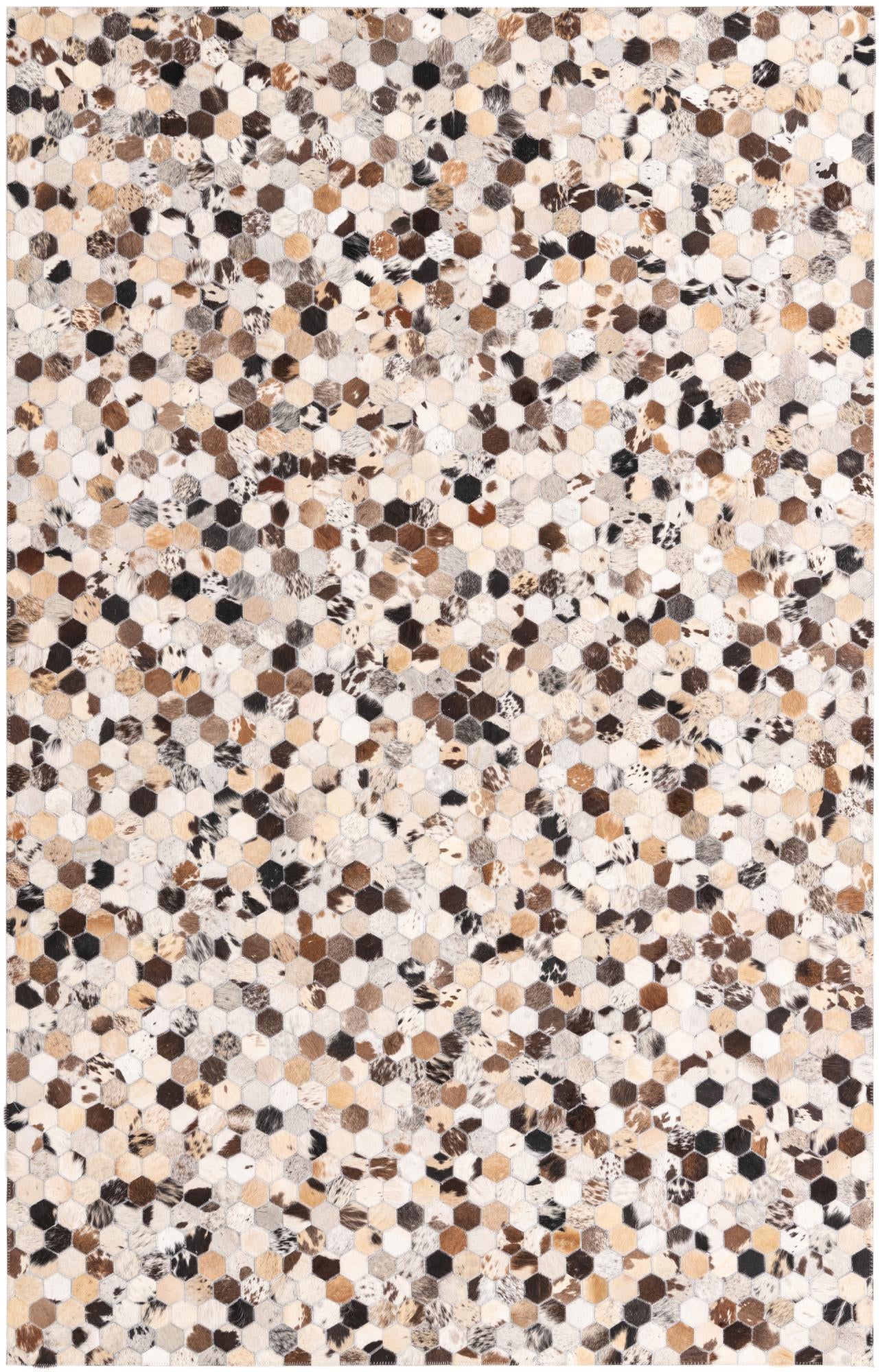5' 1 x 8' Cowhide Rug