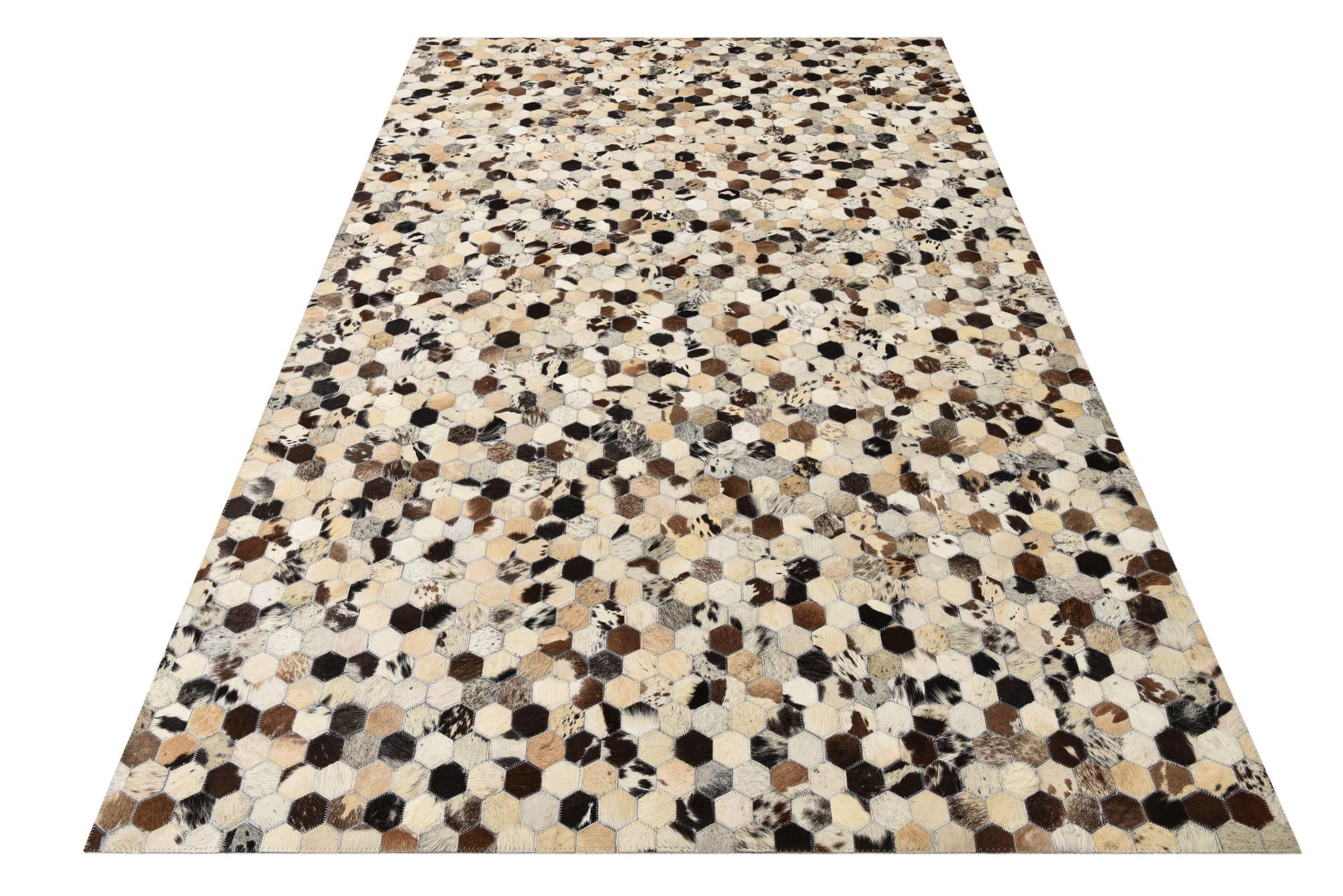 5' 1 x 7' 10 Cowhide Rug