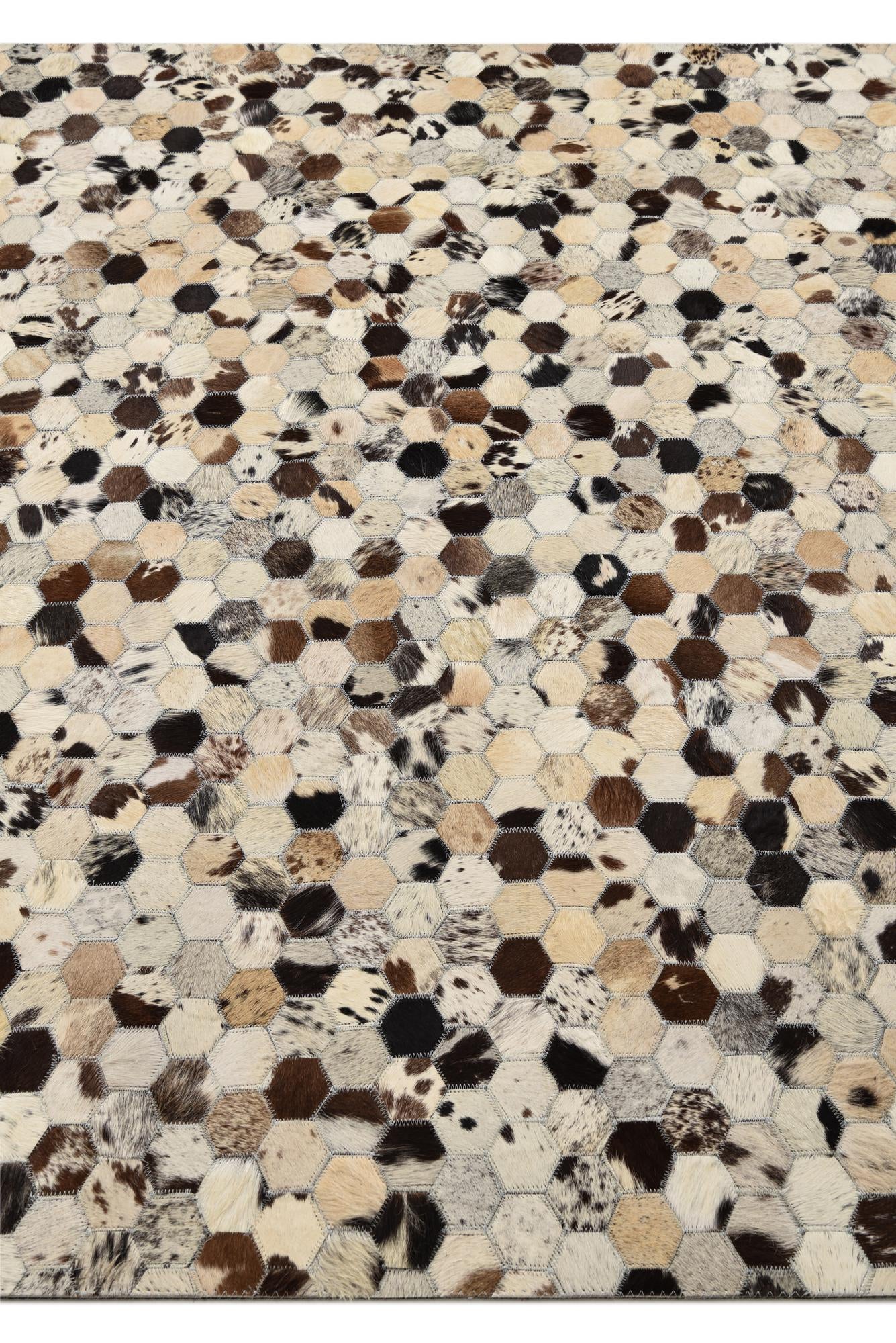5' 1 x 7' 10 Cowhide Rug