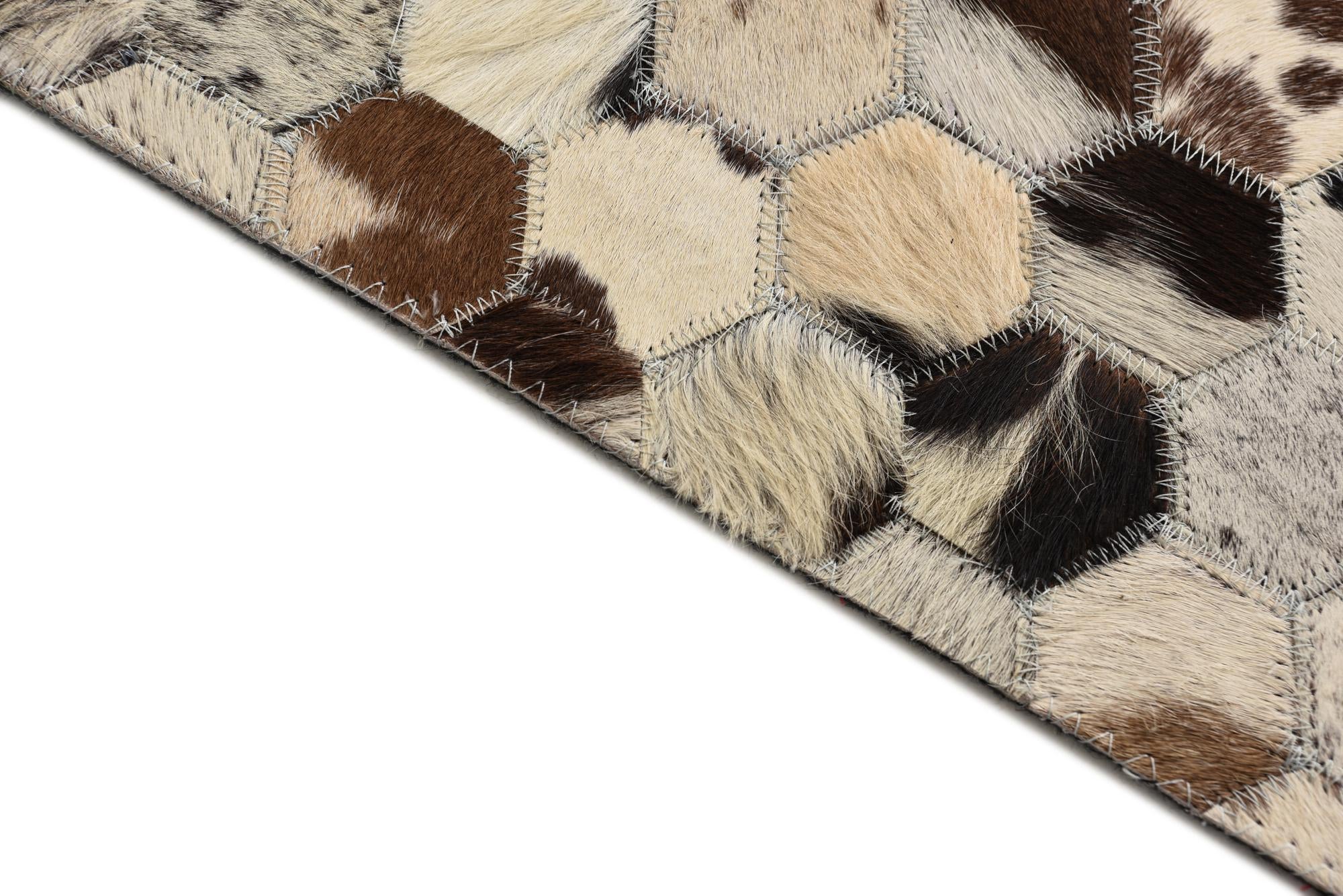 5' 1 x 7' 10 Cowhide Rug