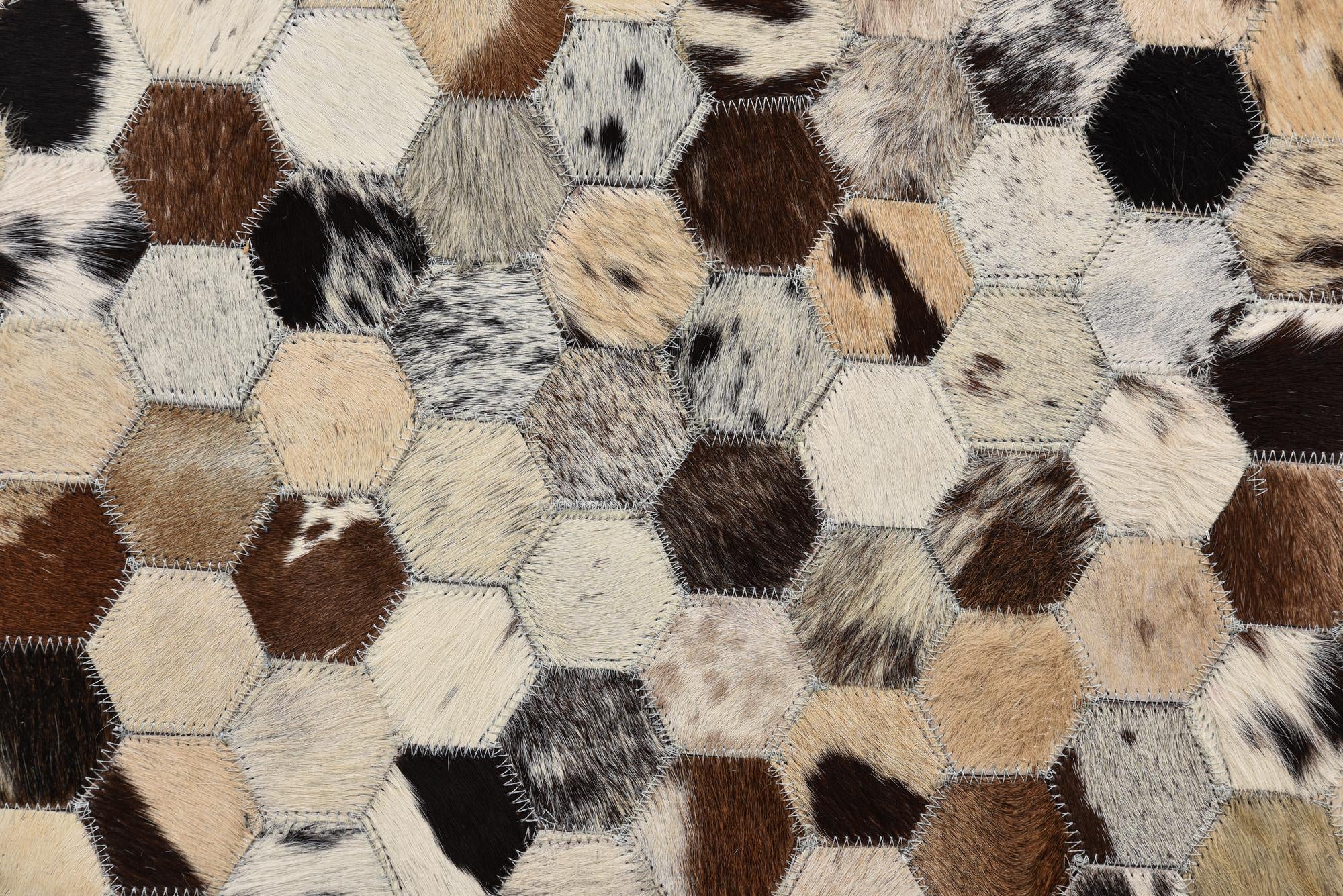 5' 1 x 7' 10 Cowhide Rug