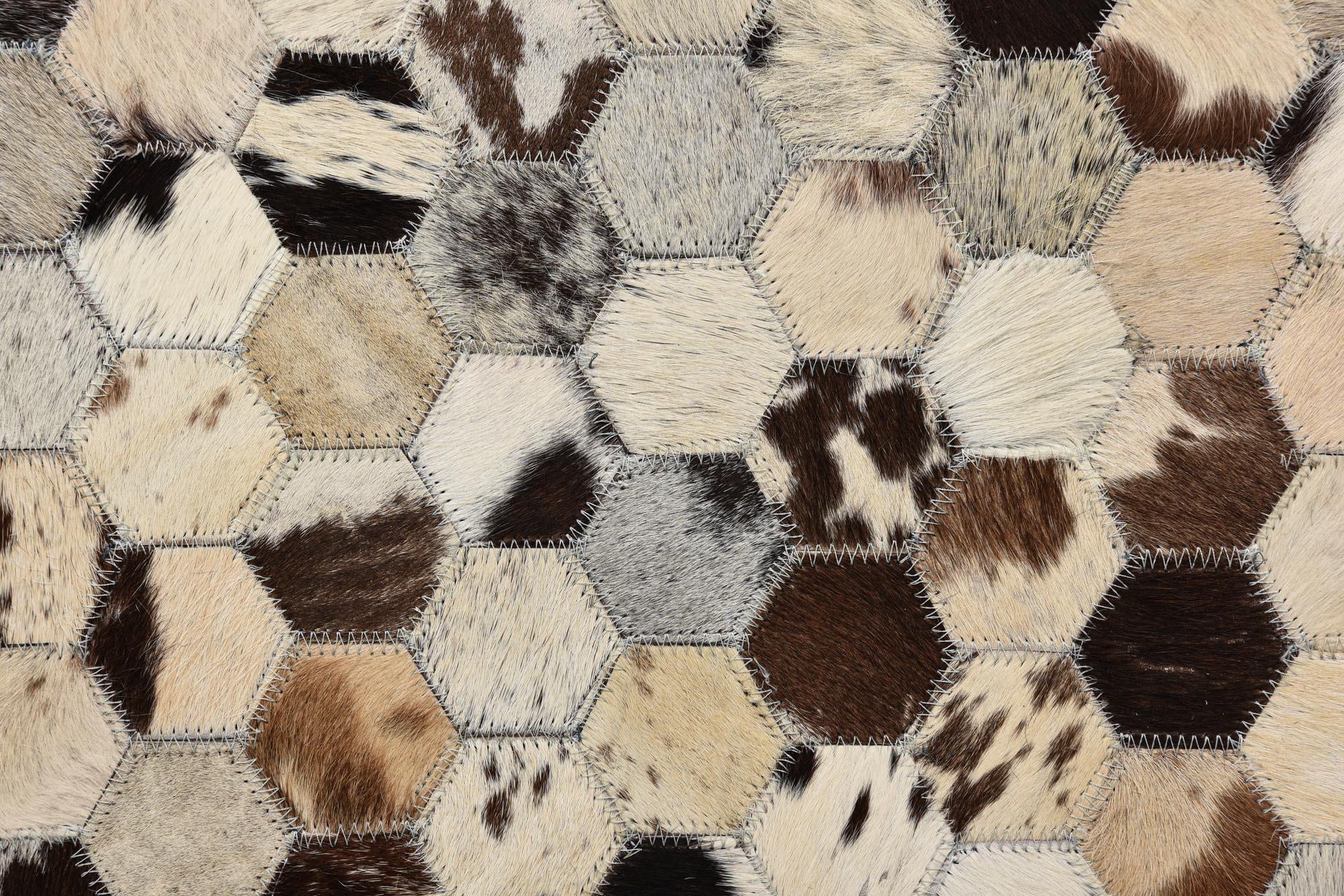 5' 1 x 7' 10 Cowhide Rug