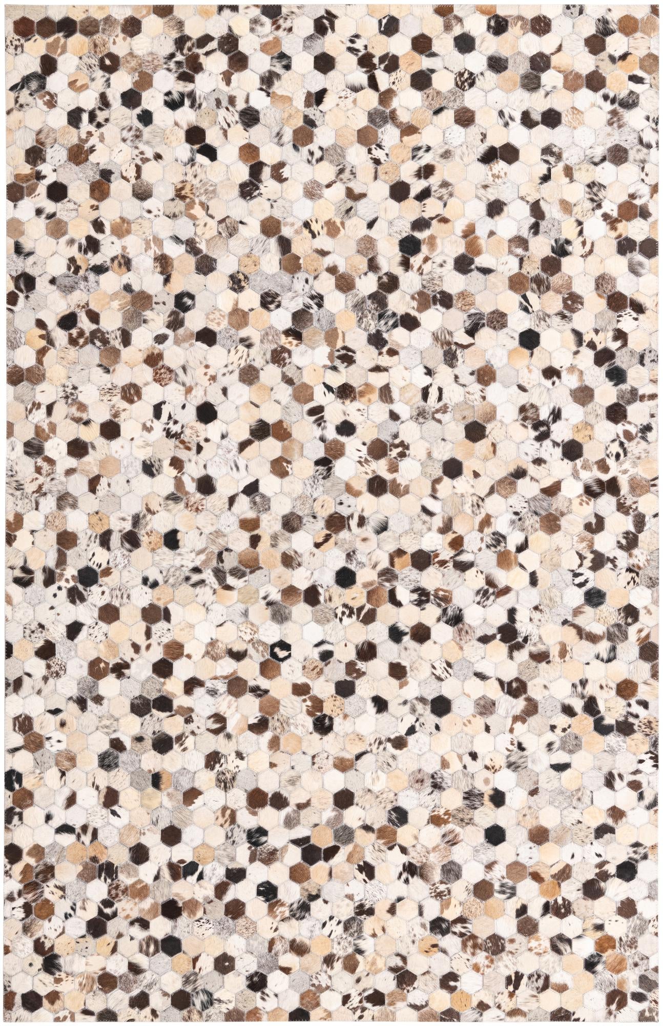 5' 1 x 7' 10 Cowhide Rug