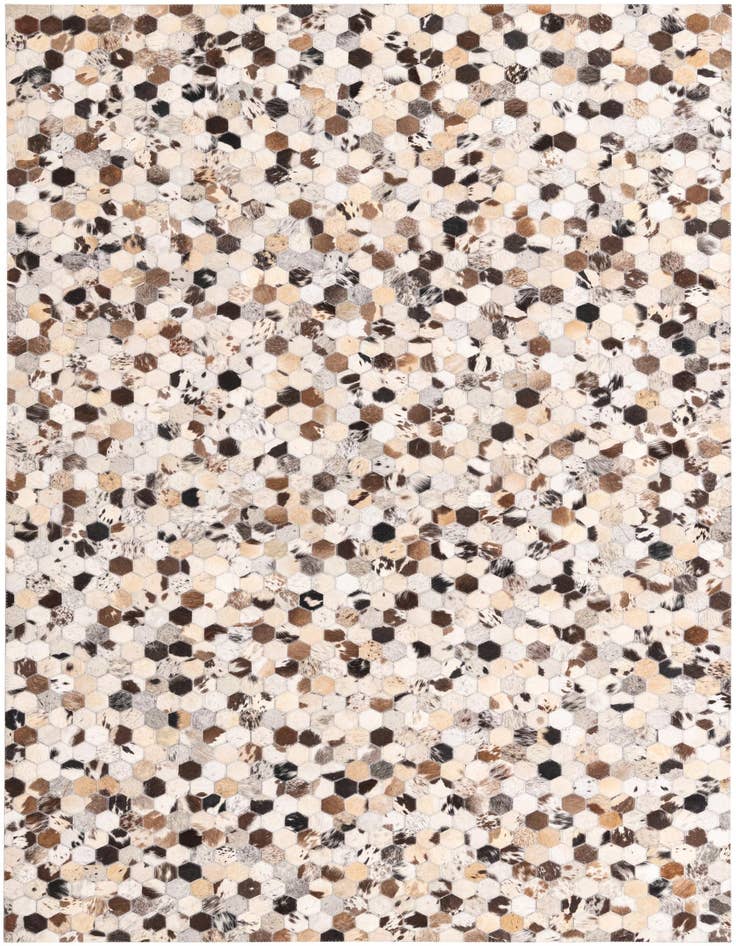 Detail image of 5' 1 x 7' 10 Cowhide Rug