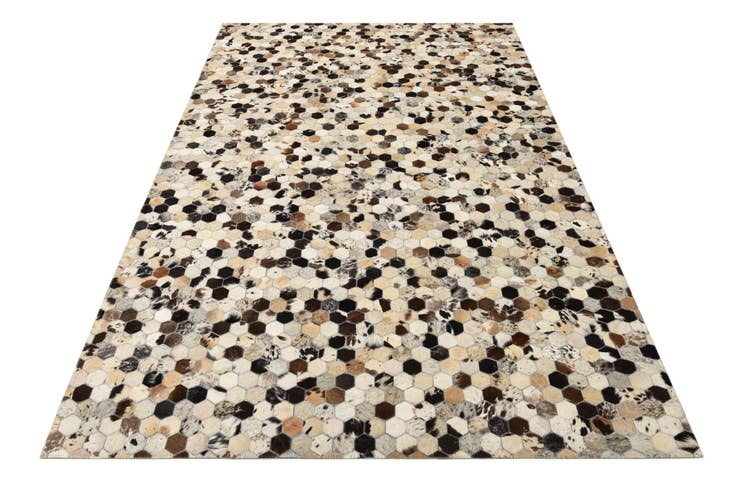 Detail image of 5' 2 x 8' 2 Cowhide Rug