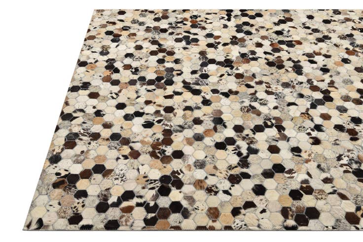 Detail image of 5' 2 x 8' 2 Cowhide Rug