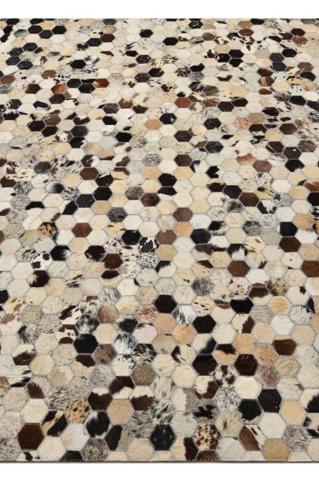 Detail image of 5' 2 x 8' 2 Cowhide Rug