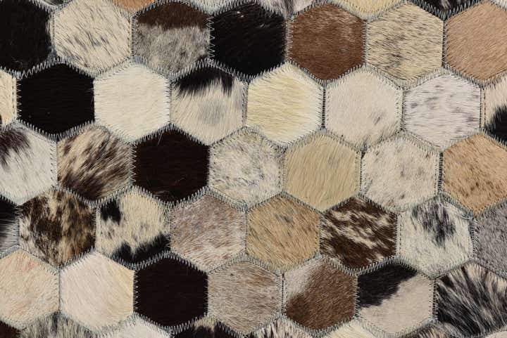 5' 2 x 8' 2 Cowhide Rug