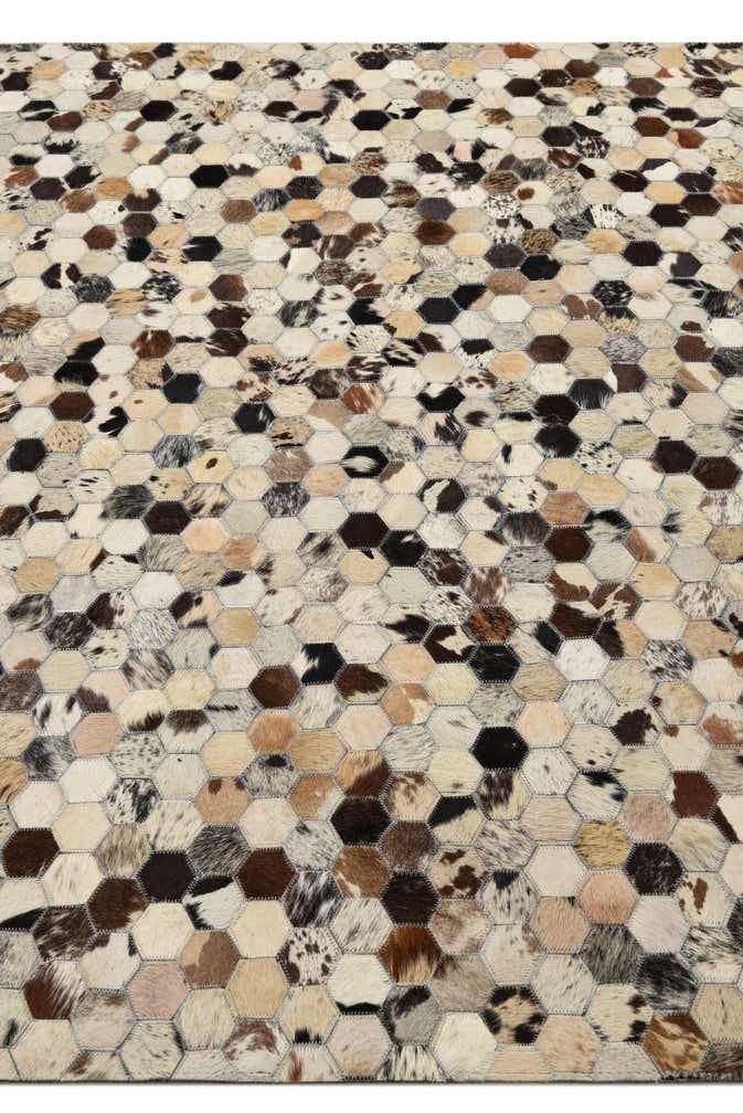 5' 1 x 8' Cowhide Rug