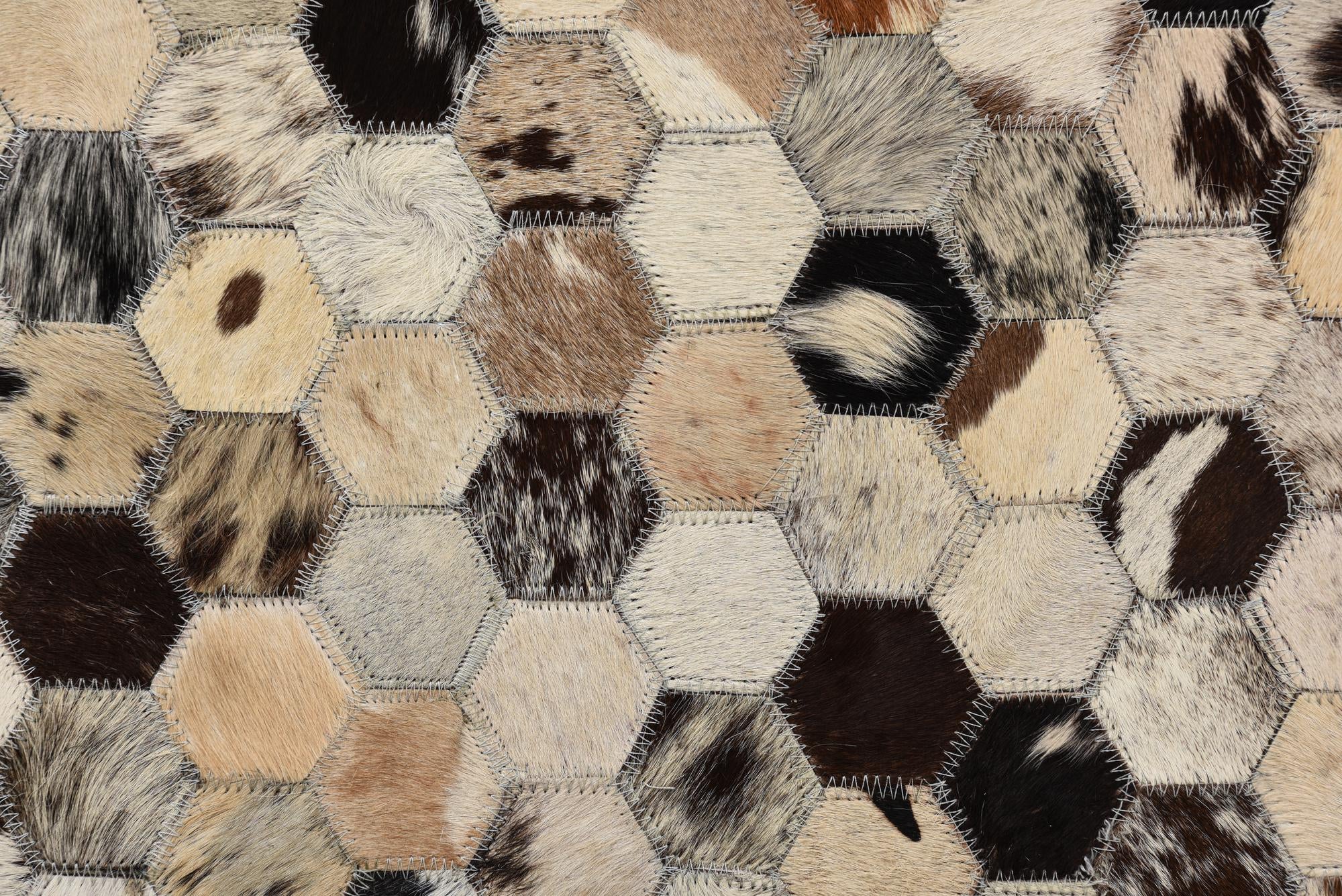 5' 1 x 8' Cowhide Rug