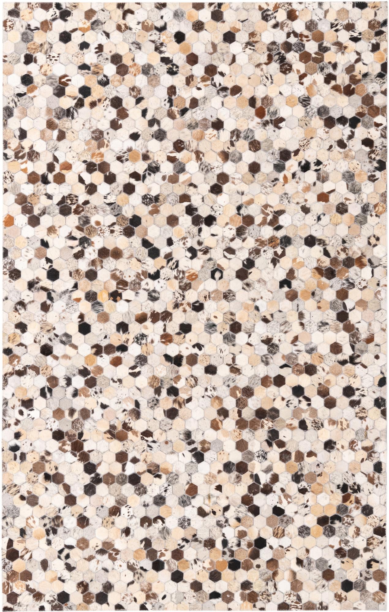 5' 1 x 8' Cowhide Rug