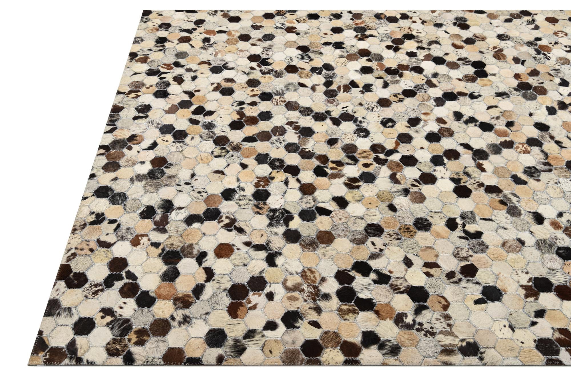 5' 1 x 8' Cowhide Rug