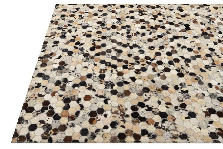 Detail image of 5' 1 x 8' Cowhide Rug