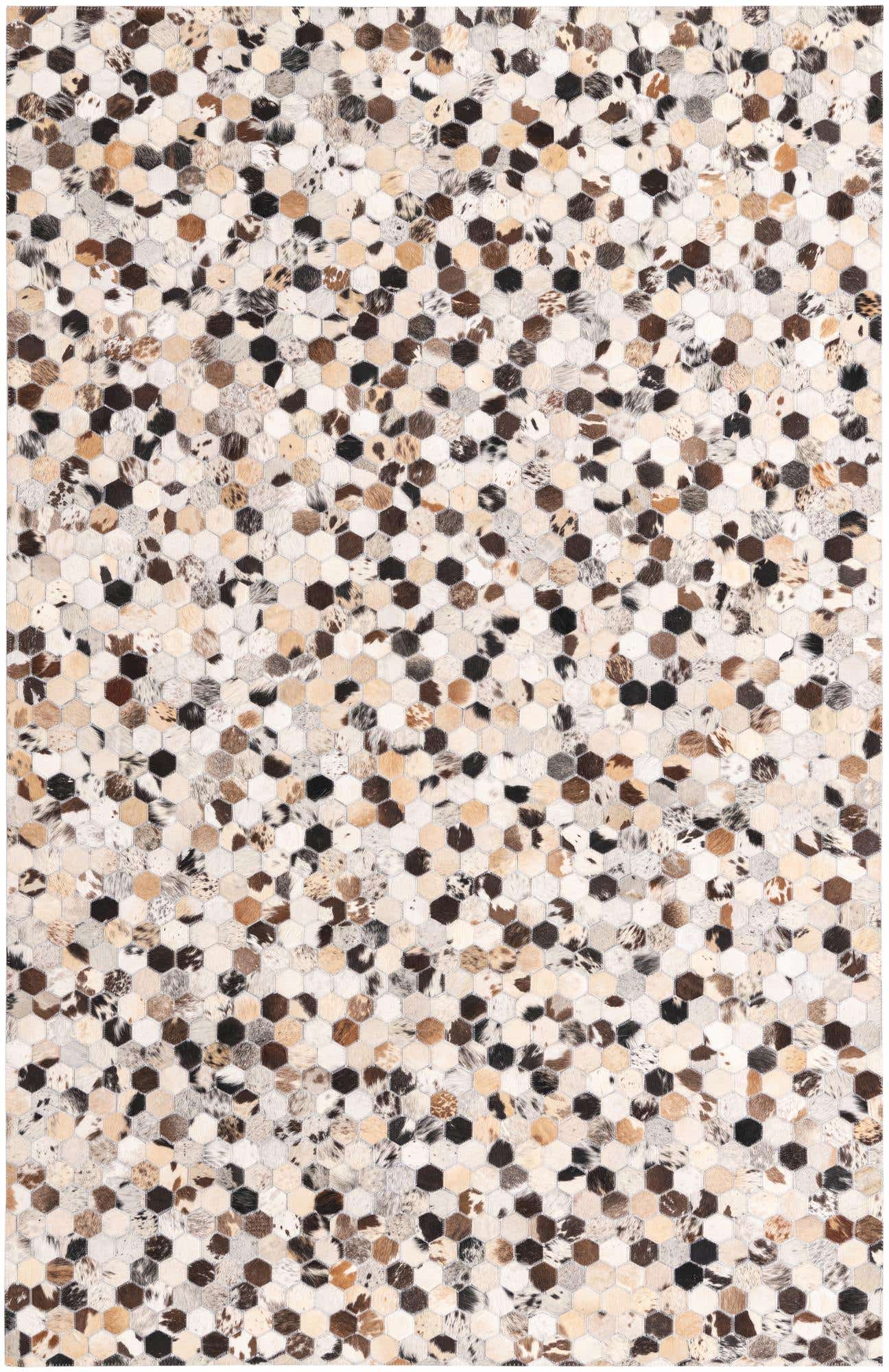5' 1 x 8' Cowhide Rug