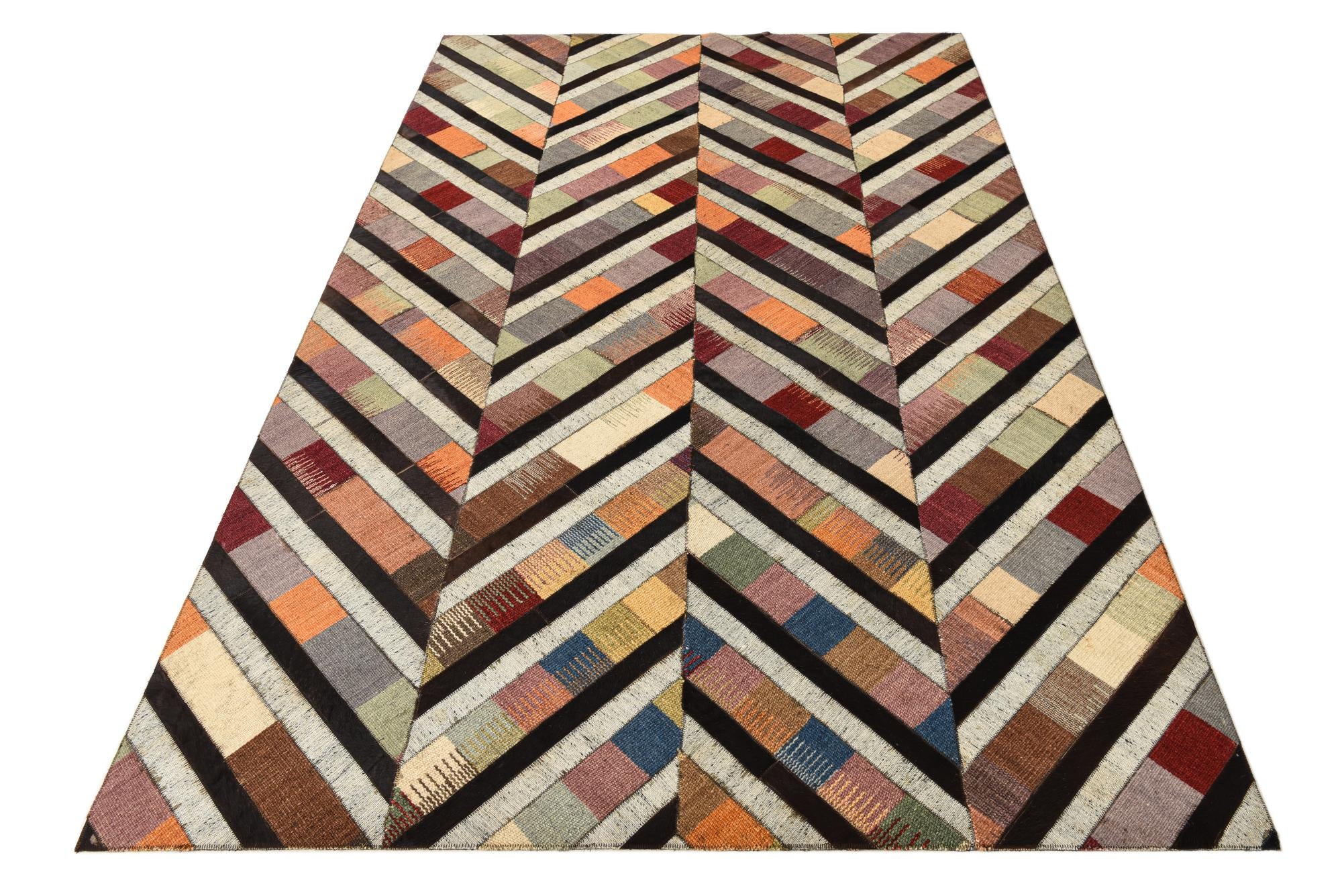 5' x 7' 10 Cowhide Rug