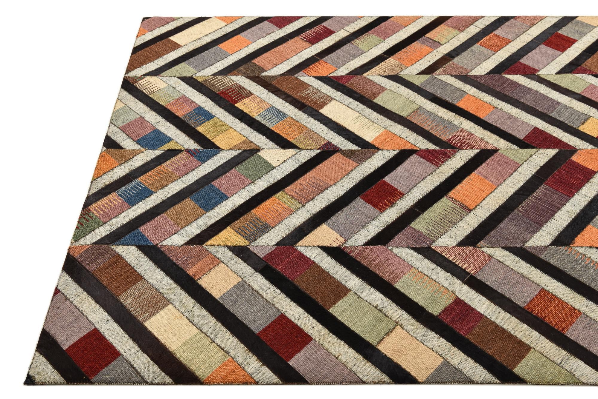 5' x 7' 10 Cowhide Rug