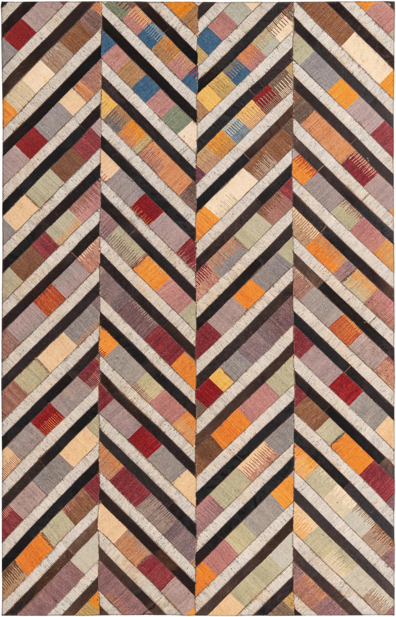 5' x 7' 10 Cowhide Rug