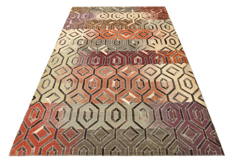 Detail image of 5' x 7' 9 Cowhide Rug