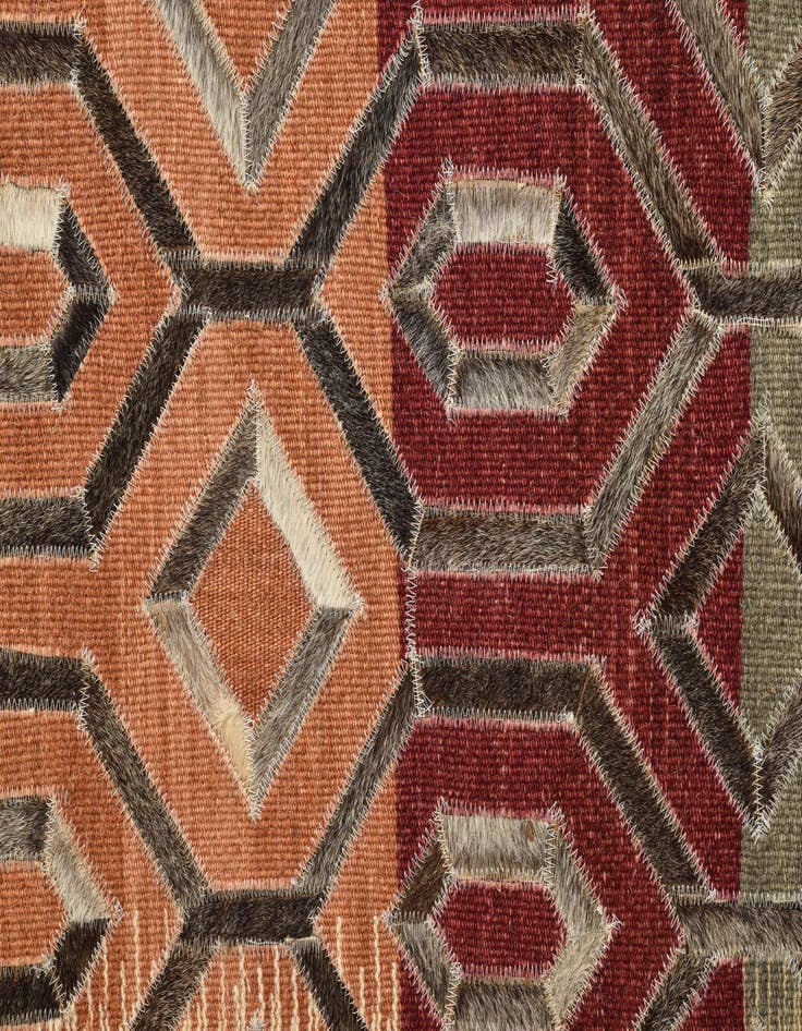 Detail image of 5' x 7' 9 Cowhide Rug