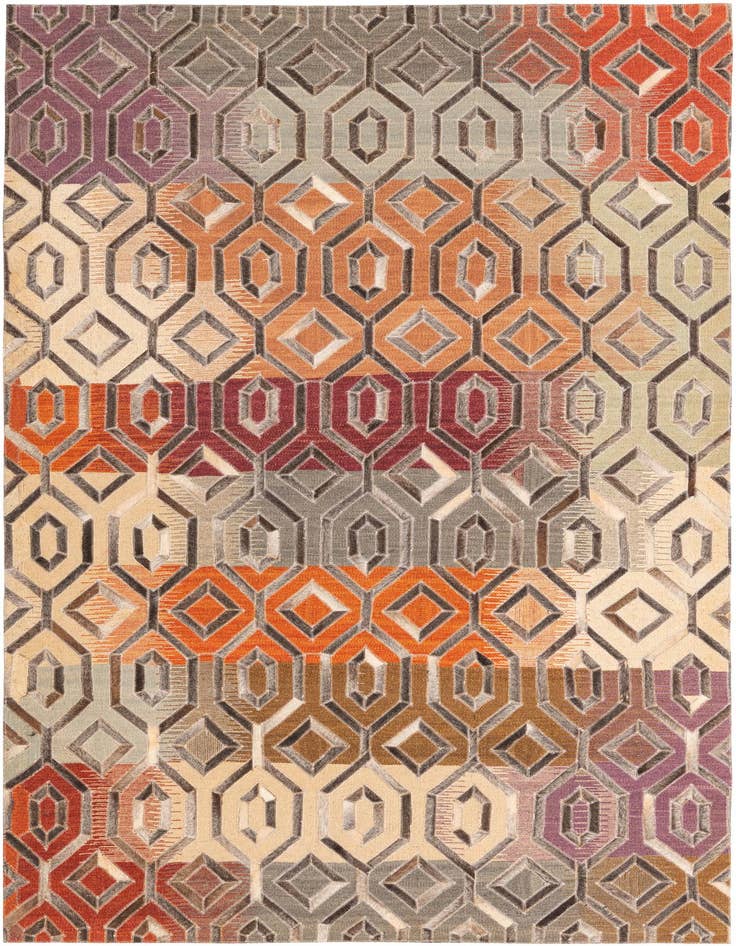 Detail image of 5' x 7' 9 Cowhide Rug