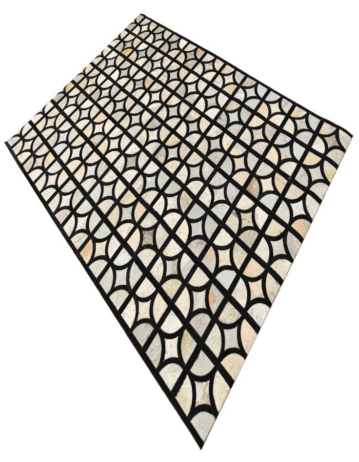 Detail image of 5' 3 x 7' 7 Cowhide Rug