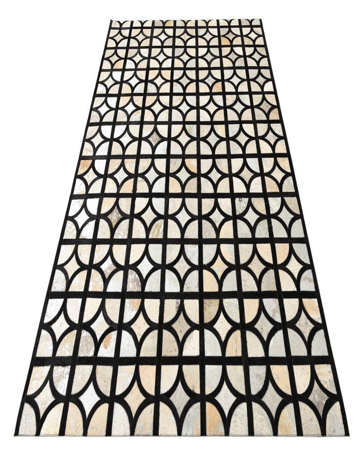 Detail image of 5' 3 x 7' 7 Cowhide Rug